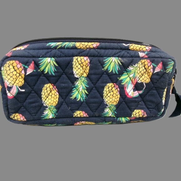 Vera Bradley Cosmetic Makeup Bag and ID Key Chain in Toucan Party - Picture 5 of 9